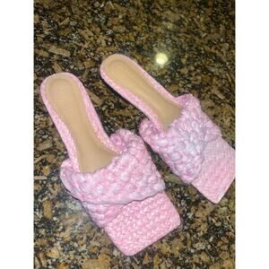 Bottega Veneta summer sandal lightweight fit size 10 pink